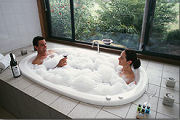 Spa area, Self catering bungalows in Western Australia