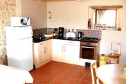Fully fitted kitchen, self catering gite in France