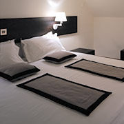 Double bedroom, Radisson SAS hotel in Edinburgh