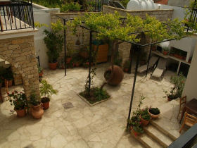 View of courtyard