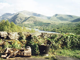 The front terrace and view