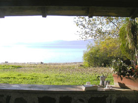 Lake Bracciano campsite nr Rome, Italy