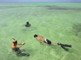 Central Andros Island beach resort, Bahamas