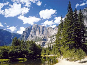 Yosemite lodge accommodation, USA