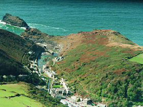 Boscastle bed & breakfast, Cornwall, England