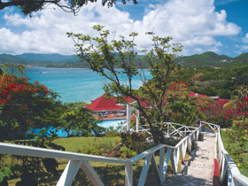 Grand Anse Beach hotel in Grenada, Flamboyant