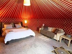 Yurt holiday accommodation in Lanzarote, Canary Islands