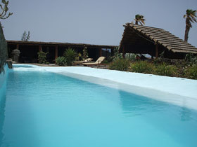 Yurt holiday accommodation in Lanzarote, Canary Islands