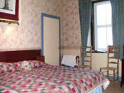 Bedroom, accommodation in a lighthouse, highlands