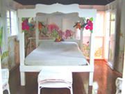 Bedroom, Saba ecolodge accommodation
