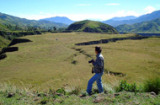 Walking near Ecuador eco lodge accommodation