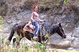 Horse riding near Ecuador eco lodge accommodation