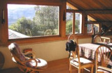 Inside of Ecuador eco lodge accommodation