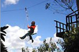 Zipline at Ecuador eco lodge accommodation