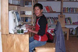 Computer donated by Ecuador eco lodge accommodation