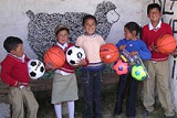 Kids near Ecuador eco lodge accommodation