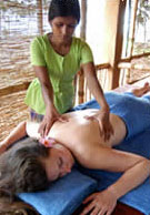 Massage, Negombo Beach hotel, Sri Lanka