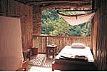 Bedroom at Peru rainforest ecolodge