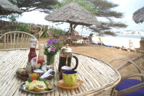Breakfast, Kenya beach resort