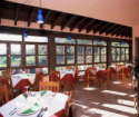 Dining room at Asturias country hotel, Spain