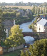 Village life at disabled Brittany accommodation