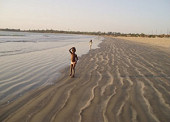 Beach near Gambia guesthouse