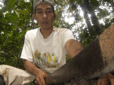 Visiting local communities at Amazon lodge, Tambopata