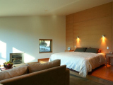 Bedroom at Arthurs Pass lodge, New Zealand