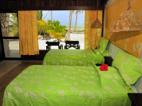 Bedroom, Central Andros Island beach resort, Bahamas