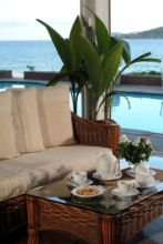 Morning coffe, Honeymoon in Seychelles