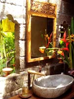 Southern Bali Garden bathroom, hot shower