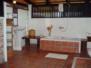 Bathroom at Pathum Thani accommodation, Central Thailand