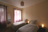 Bedroom at Limousin holiday accommodation