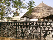 Traditional village near Ghana lodge