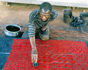 Local crafts near Ghana holiday lodge