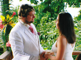 Signing the register, Weddings in Tobago