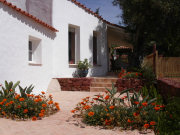 Outside Algarve family accommodation, Portugal