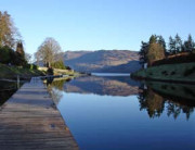 View from Loch Ness accommodation