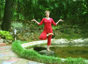 Yoga at Kerala resort
