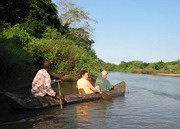 Canoeing on Tanzania bush safari