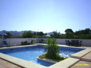 Swimming pool at rural guesthouse in Malaga, Spain