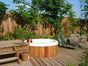Hot tub, self catering accommodation