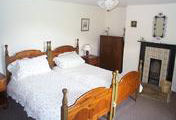Bedroom, organic B&B near St Austell