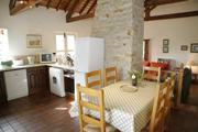 Kitchen, self catering cottage in Durham