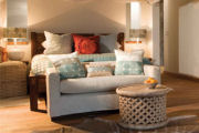 Bedroom, luxury eco lodge in Mozambique