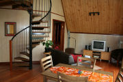Lounge, wilderness retreat in the Cairns Highlands