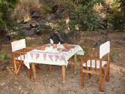 Dining at Rajasthan luxury accommodation, India