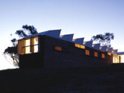 Patio, luxury lodge in Victoria, Australia