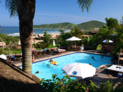 Pool, beach resort in Brazil