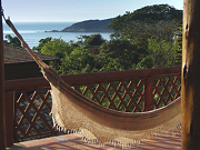 Praia do Rosa beach resort, hammock